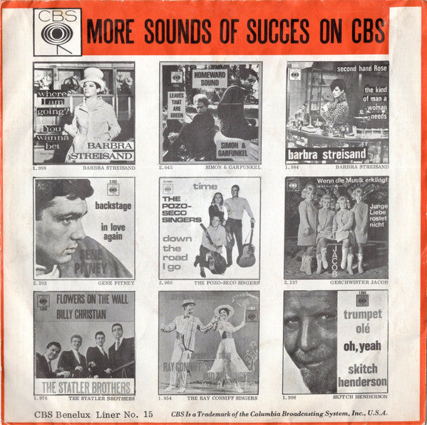 Louis Van Dyke Trio : Catootje / Shaffy-Cantate (7", Single)