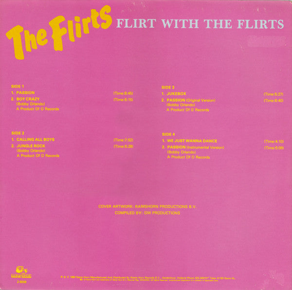 The Flirts : Flirt With The Flirts (2xLP, Comp, Gat)