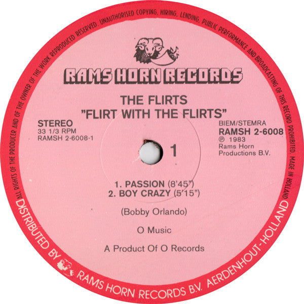 The Flirts : Flirt With The Flirts (2xLP, Comp, Gat)