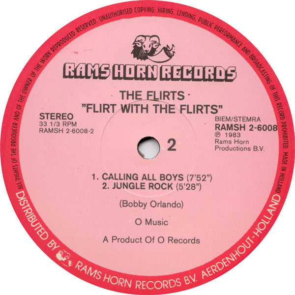 The Flirts : Flirt With The Flirts (2xLP, Comp, Gat)