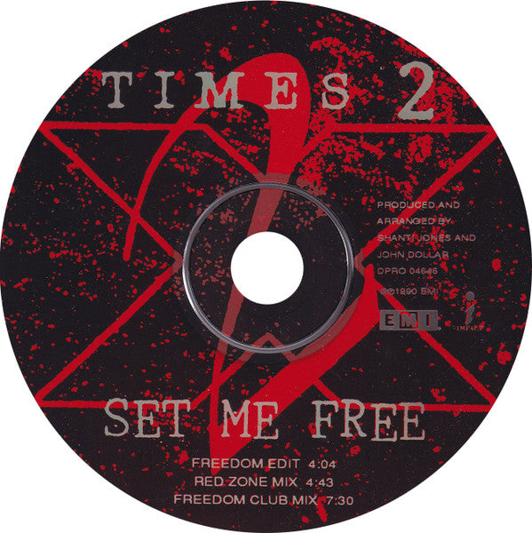 Times Two : Set Me Free (CD, Single, Promo)
