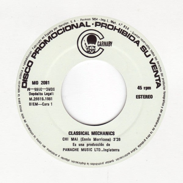 Classical Mechanics : Chi Mai (7", Promo)