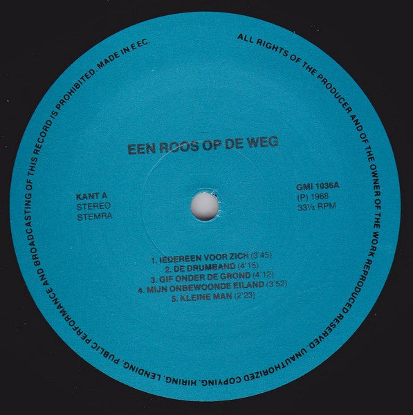 Rob Favier : Een Roos Op De Weg (LP)