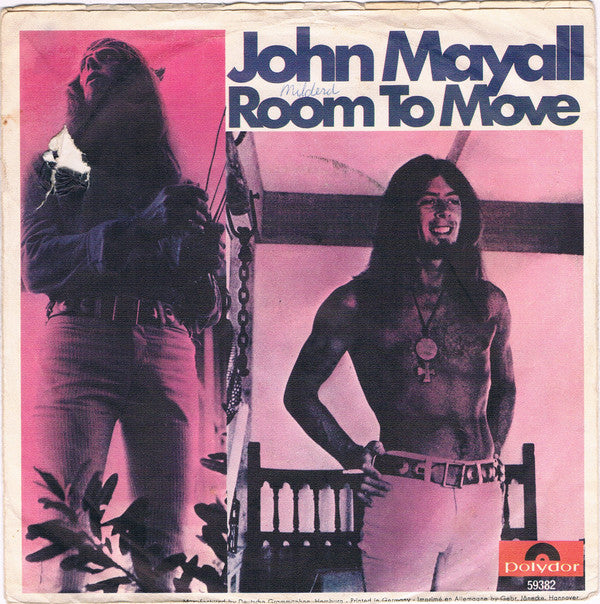 John Mayall : Room To Move (7", Single, Mono)