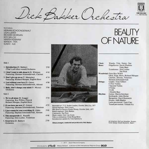 Dick Bakker Orchestra : Beauty Of Nature (LP, Album)
