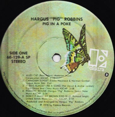 Hargus Robbins : A Pig In A Poke (LP, Album)