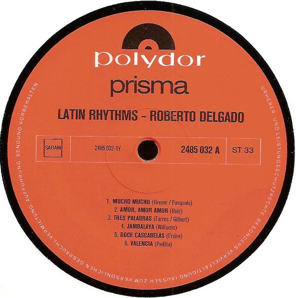 Roberto Delgado : Latin Rhythms (LP, Comp)