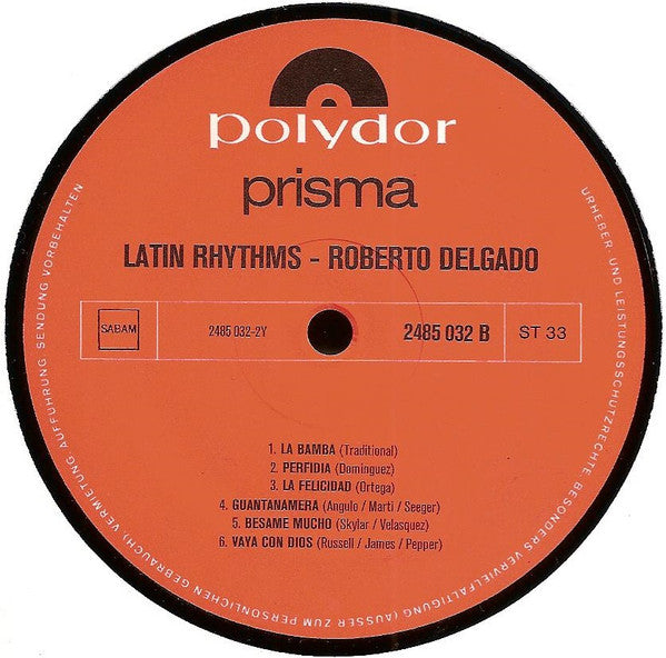 Roberto Delgado : Latin Rhythms (LP, Comp)