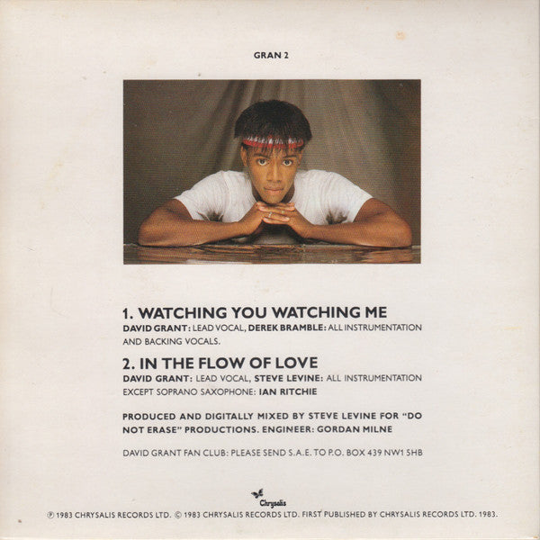 David Grant : Watching You, Watching Me (7", Gat)