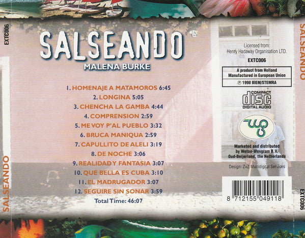 Malena Burke : Salseando (CD, Album)