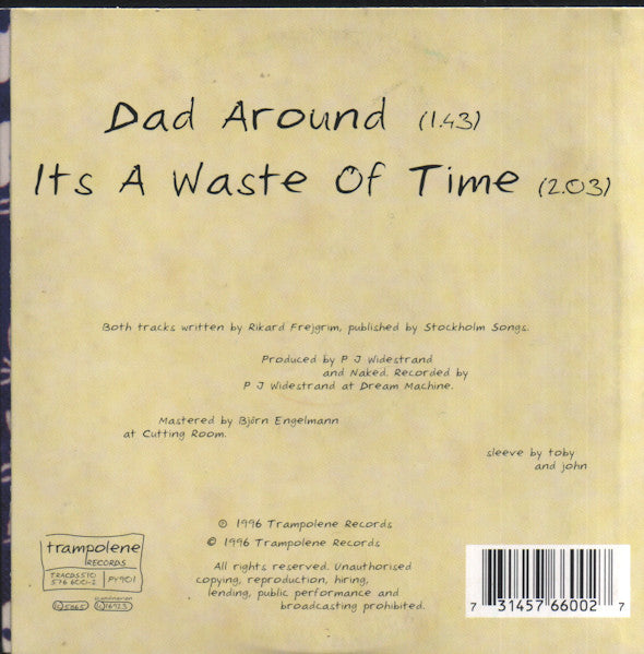 Naked (8) : Dad Around (CD, Single, Car)