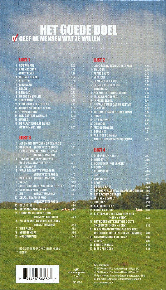Het Goede Doel : Geef De Mensen Wat Ze Willen (4xCD, Comp)