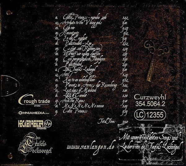 Van Langen : Alte Zeyten: Gesammelte Jugendsünden 1994-2000 (CD, Comp)