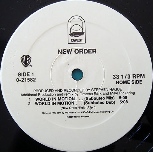 Englandneworder* : World In Motion... (12", Maxi)