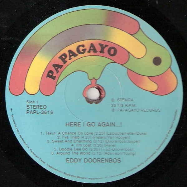 Eddy Doorenbos : Here I Go Again...! (LP, Album)