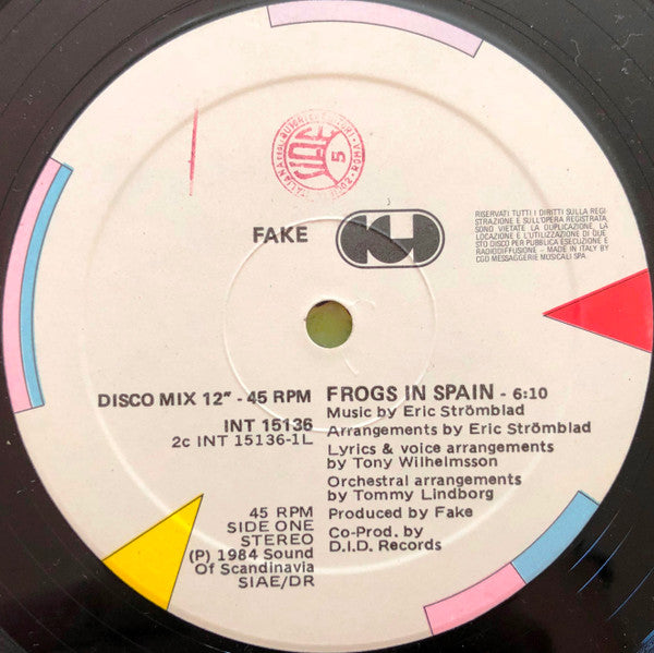 Fake : Frogs In Spain (12")