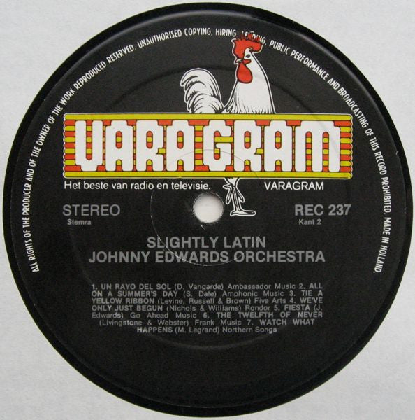 Johnny Edwards Orchestra : Slightly Latin (LP)