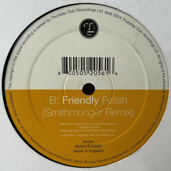 Friendly : Fetish (10")