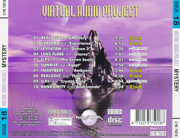 Virtual Audio Project : Mystery - Issue 18 (CD, Comp, 3D )