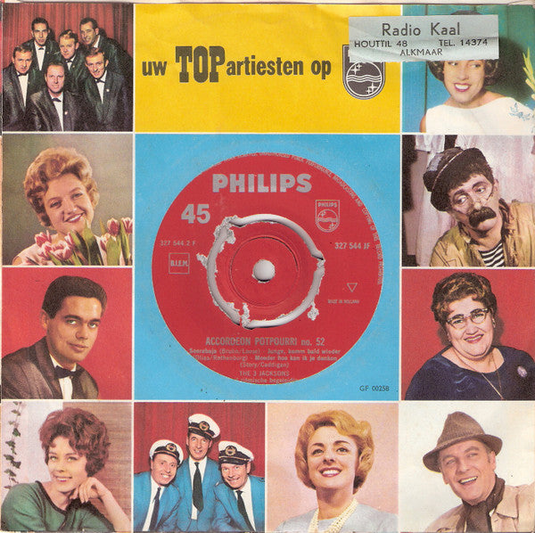 The 3 Jacksons : Accordeon Potpourri No. 52 (7", Single)