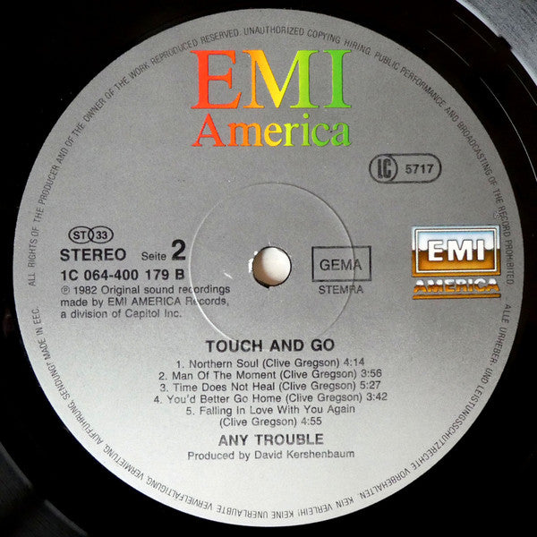 Any Trouble : Any Trouble (LP, Album)