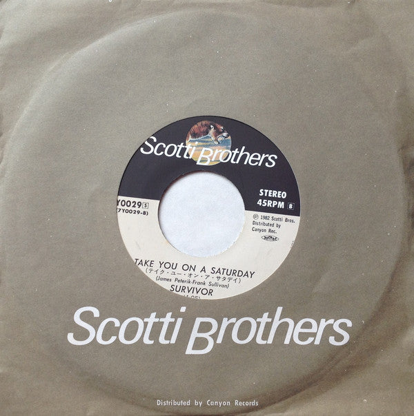 Survivor = Survivor : Eye Of The Tiger = アイ・オブ・ザ・タイガー  (7", Single)