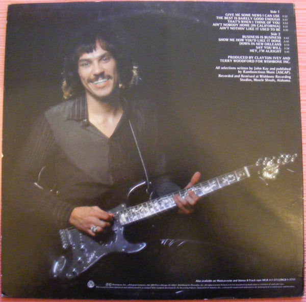 John Kay : All In Good Time (LP, Album, Ter)