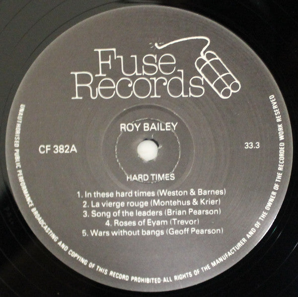 Roy Bailey : Hard Times (LP)
