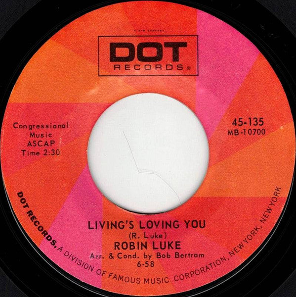Robin Luke : Susie Darlin' (7")