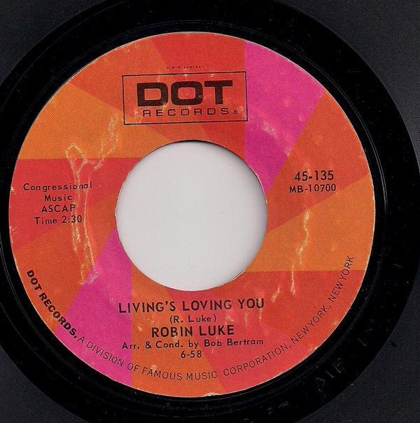 Robin Luke : Susie Darlin' (7")
