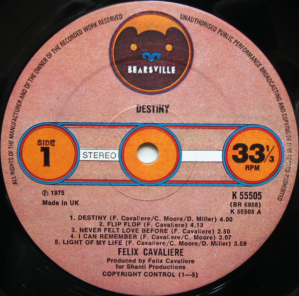 Felix Cavaliere : Destiny (LP)