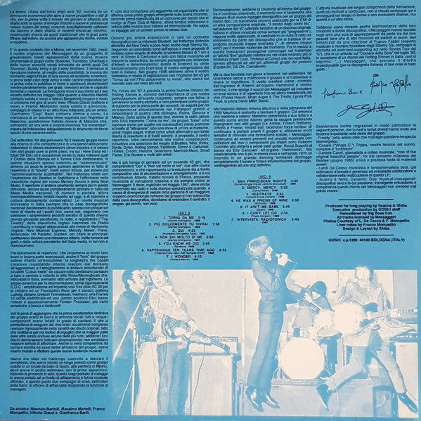 Messaggeri* : Messaggeri (LP, Album)