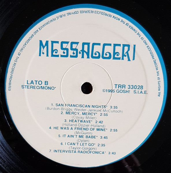 Messaggeri* : Messaggeri (LP, Album)