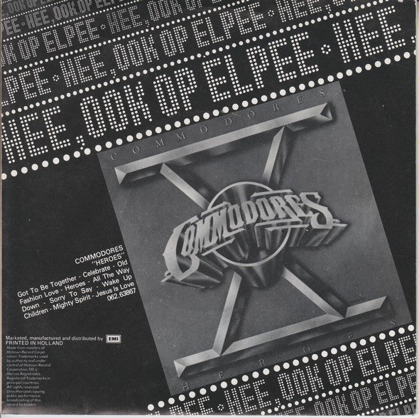 Commodores : Old-Fashion Love (7", Single)