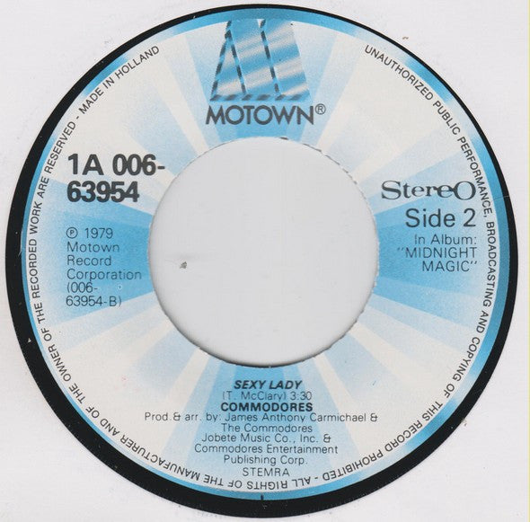 Commodores : Old-Fashion Love (7", Single)