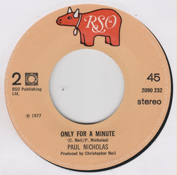 Paul Nicholas : If You Were The Only Girl In The World (7", Single)