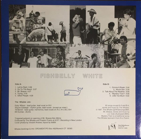 The Whales (2) : Fishbelly White (LP, Album)