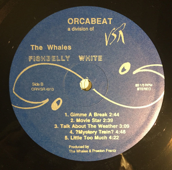 The Whales (2) : Fishbelly White (LP, Album)