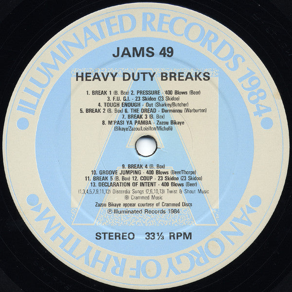 Various : Heavy Duty Breaks (LP, Mixed)