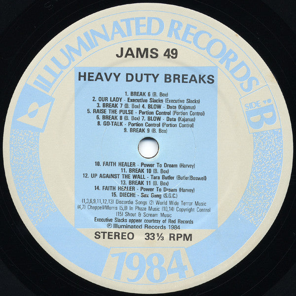 Various : Heavy Duty Breaks (LP, Mixed)