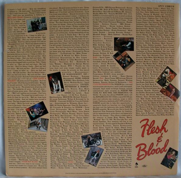 Poison (3) : Flesh & Blood (LP, Album)