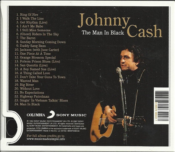 Johnny Cash : The Man In Black - The Definitive Collection (CD, Comp, RE, Pap)