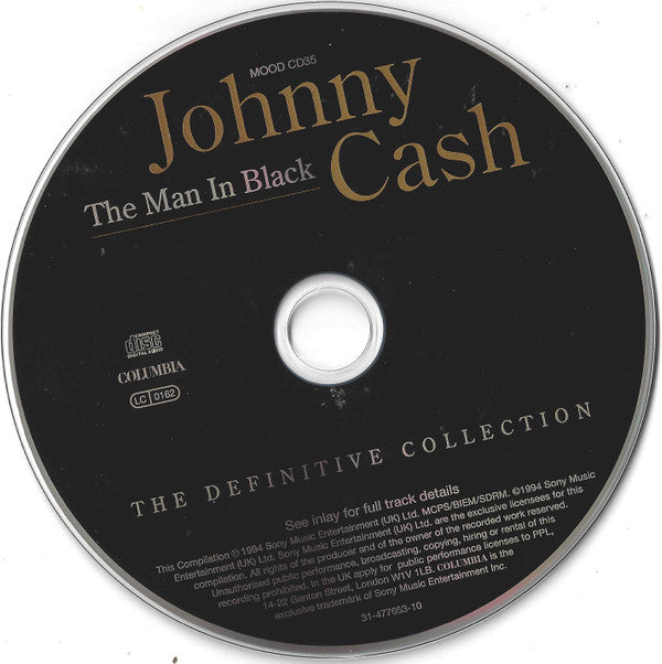 Johnny Cash : The Man In Black - The Definitive Collection (CD, Comp, RE, Pap)
