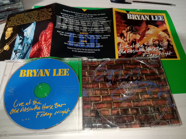 Bryan Lee : Live At The Old Absinthe House Bar ...Friday Night (CD, Album)