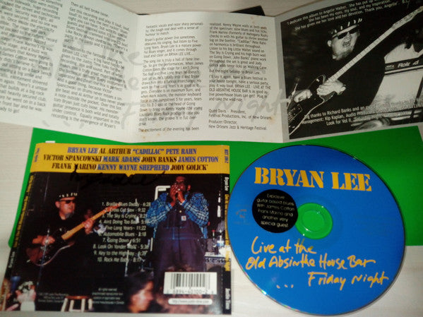 Bryan Lee : Live At The Old Absinthe House Bar ...Friday Night (CD, Album)