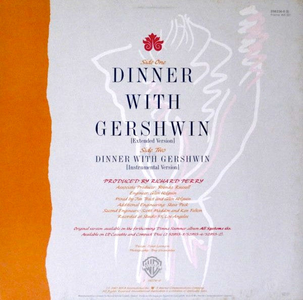 Donna Summer : Dinner With Gershwin (12")