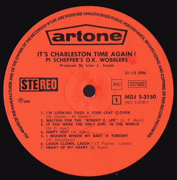 Pi Scheffer 's The Okay Wobblers : It's Charleston Time Again! (LP)
