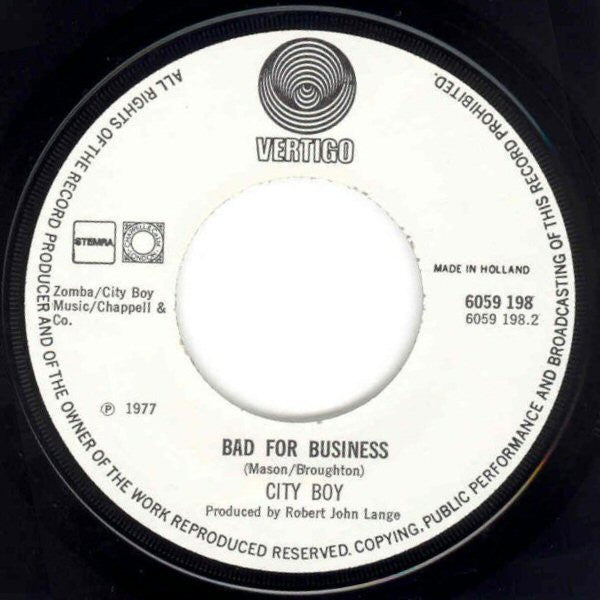 City Boy : Turn On To Jesus (7", Single)