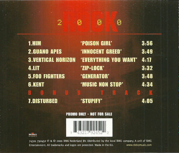 Various : Rock 2000 (CD, Comp, Promo)