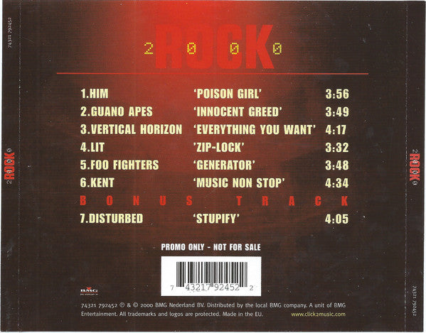 Various : Rock 2000 (CD, Comp, Promo)